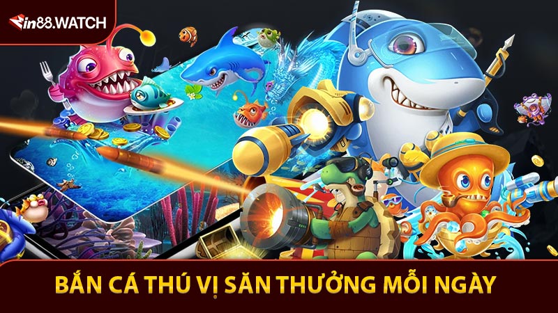 Bắn cá thú vị săn thưởng mỗi ngày tại MIN88