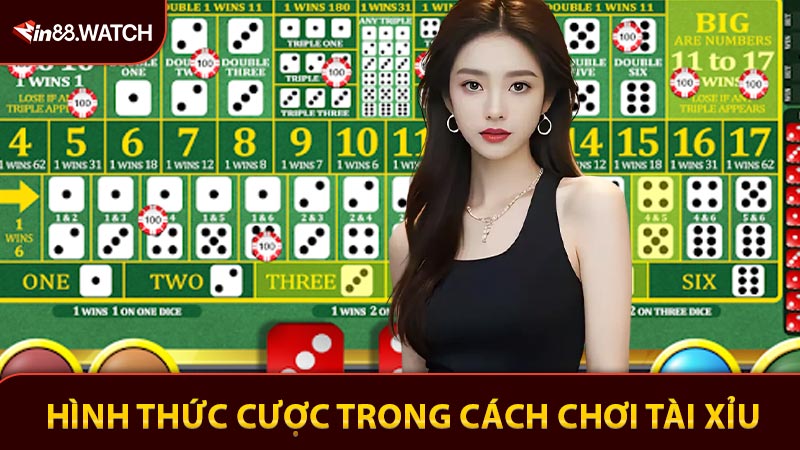 Hình thức cược trong cách chơi Tài Xỉu